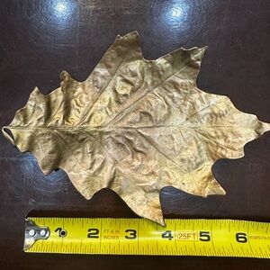 Michael Michaud table art leaf spoon rest